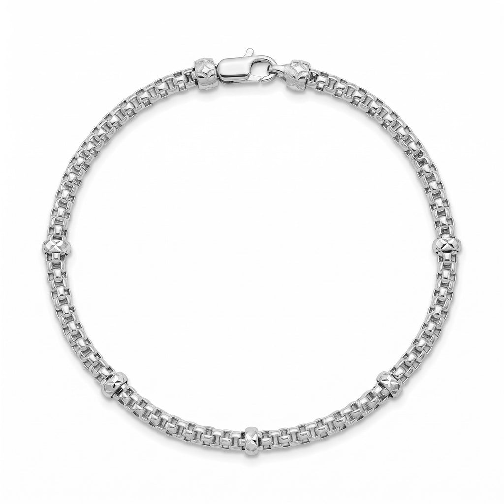 18K Gold Chain Bracelet
