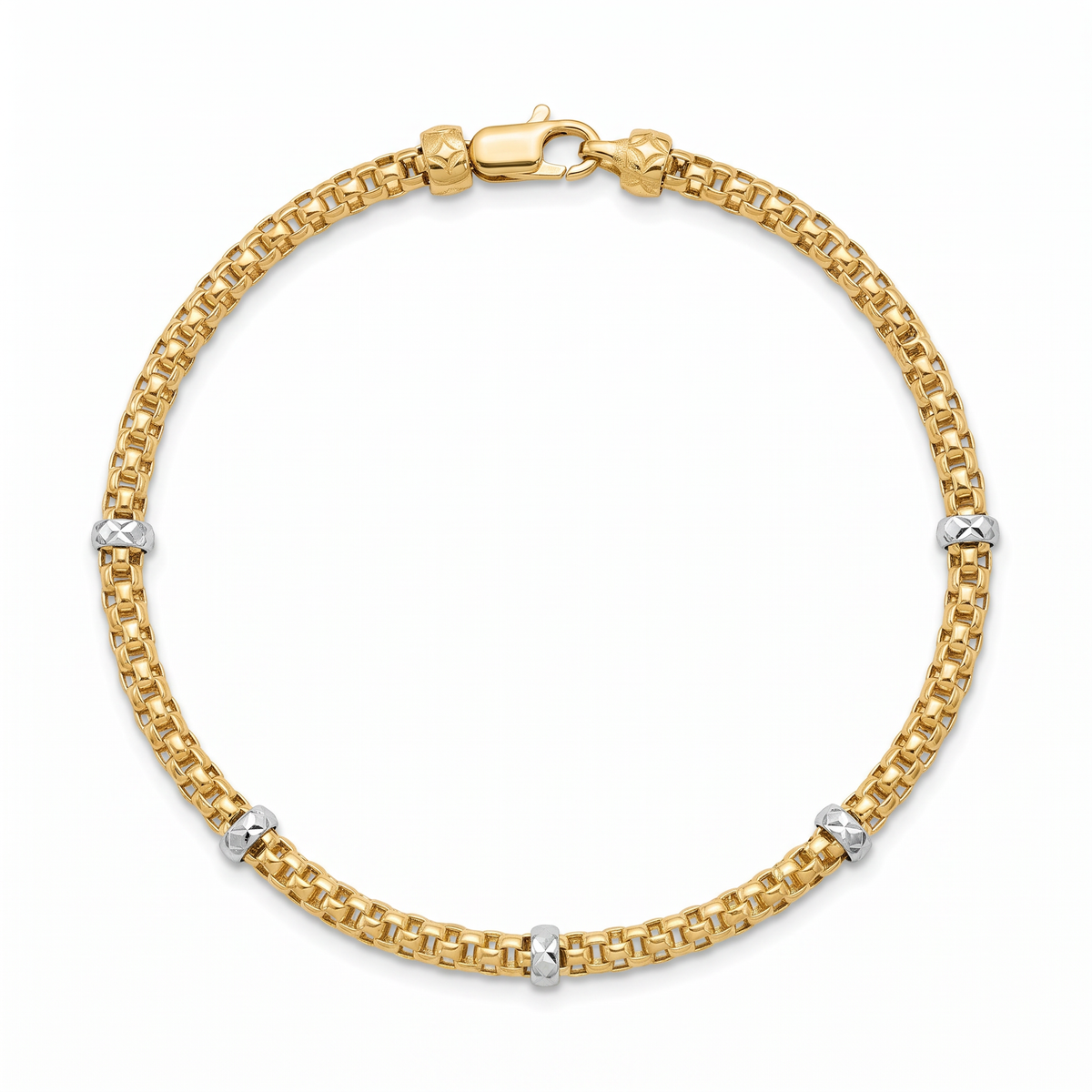 18K Gold Chain Bracelet