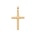 18K Yellow Gold Cross Pendant