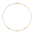 18K Gold Choker Necklace