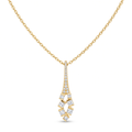 Diamond Yellow Gold Chain Necklace