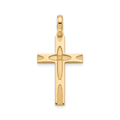 18K Yellow Gold Cross Pendant