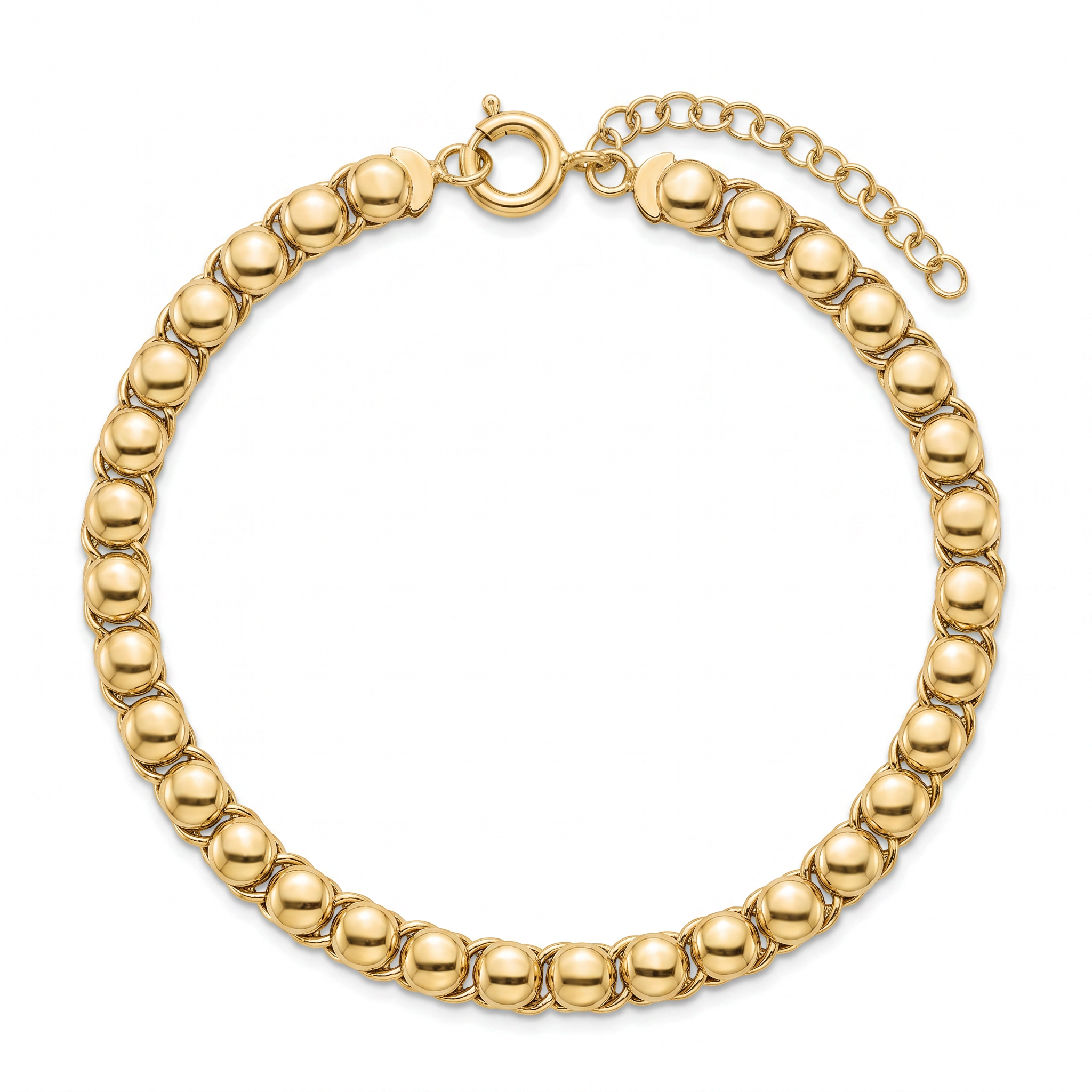18K Yellow Gold Chain Bracelet