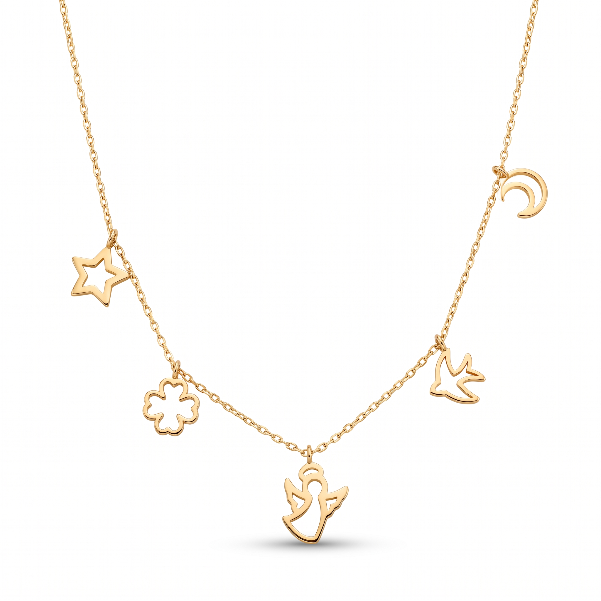 18K Yellow Gold Chain Necklace