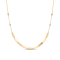 18K Multicolor Gold Necklace