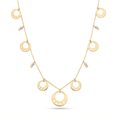 18K Two Tone Gold Chain Necklace