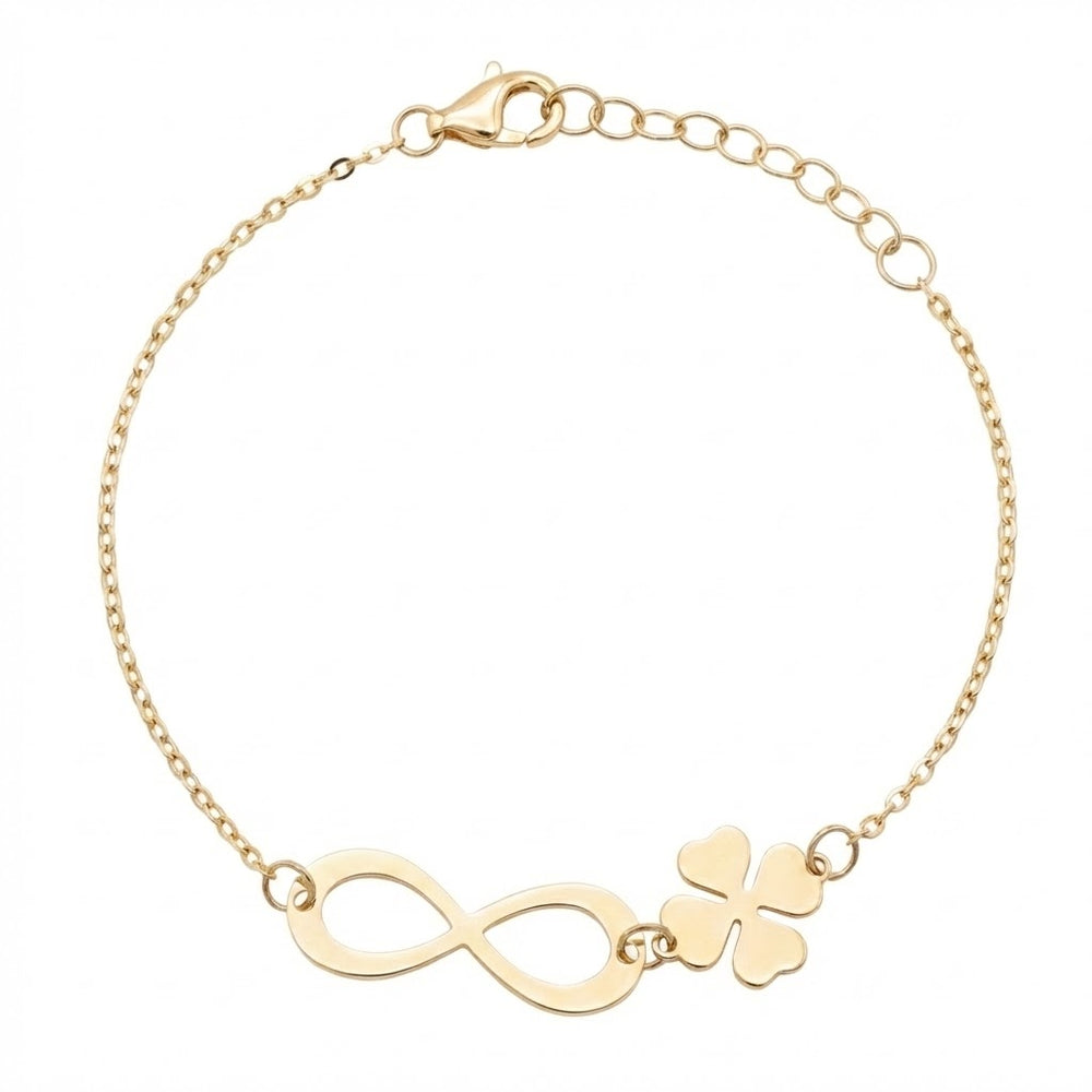 18K Yellow Gold Motif Baby Bracelet