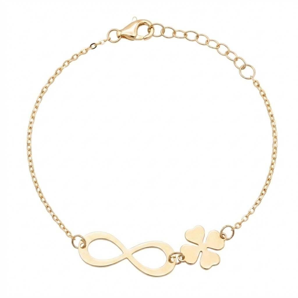 18K Yellow Gold Motif Baby Bracelet