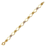 18K Yellow Gold Chain Bracelet