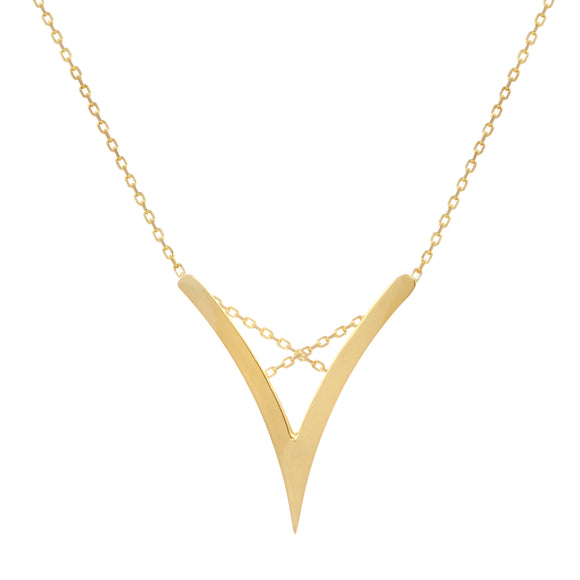 18k Solid Gold Tiny Chain Necklace 18 inches