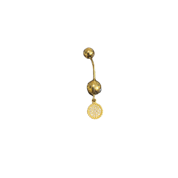 18K Solid Gold piercing body jewelry